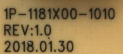 KIT PARA TV VIZIO 4K SMART TV / MAIN 0170CAR0JE00 300 / 1P-017C500-4011 / 1P-017CC00-4011 / T-CON RUNTK0334FVZX / 1P-0171X00-40SB / FUENTE 09-70CAR0J0-00 / 09-70CAR0J0-01 / 1P-1181X00-1010 / 1P-117AX00-1010 / PANEL SD600DUA-1 / MODELO D60-F3 LFTRXBKU - Imagen 3